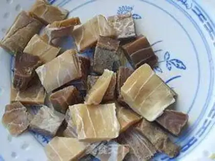 Make Salt fish and cheese step 1