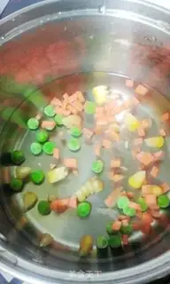 Make Baconish fried rice step 1