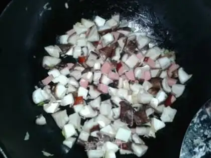 Make Potato-head mushroom rice step 9