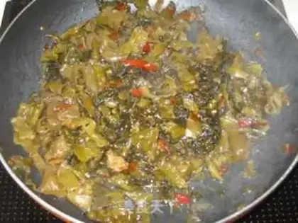 Make Sour vegetables are fired step 7