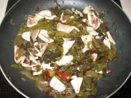 Make Sour vegetables are fired step 9