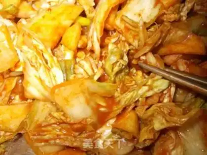 Make Homemade cabbage step 2