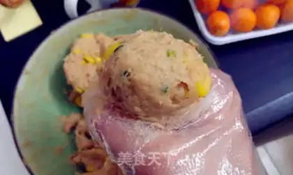 Make Corn pork balls step 16