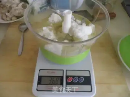 Make Peanut peaches step 3
