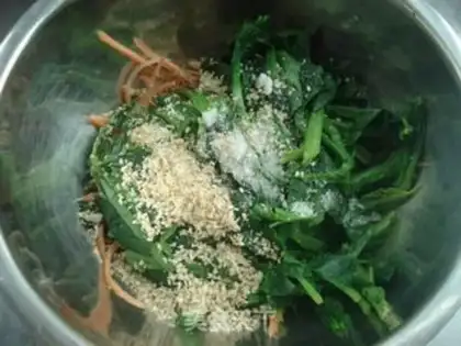 Make Sesame spinach step 6
