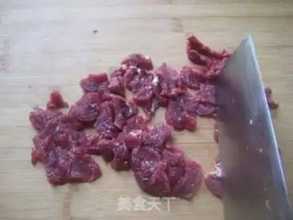 Make Sliding beef step 0