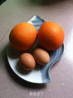 Make Orange egg stew step 0