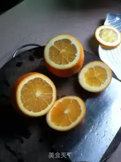 Make Orange egg stew step 1