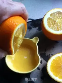 Make Orange egg stew step 2