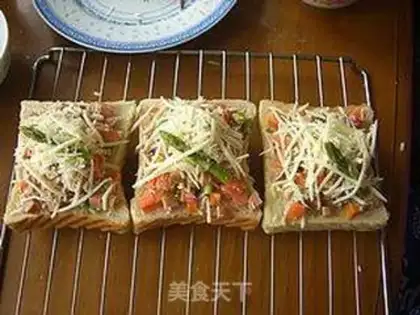 Make ♪ ♪ Oscara cheese toast ♪ step 8