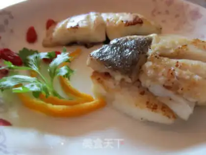 Make Fried halibut step 4