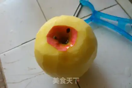 Make A silk apple step 2