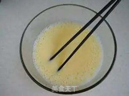 Make Flower clams and eggs step 3