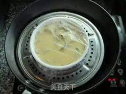 Make Flower clams and eggs step 7