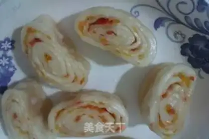 Make Carrot rolls step 16