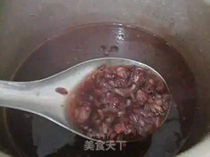Make Four meters of red bean porridge step 7