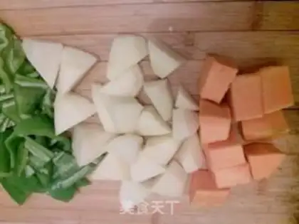 Make Red chicken step 1