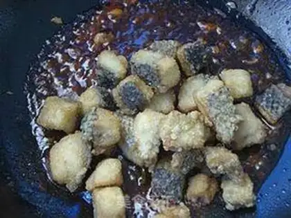 Make Sugar and black fish step 9