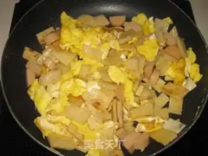 Make Sausage egg pancakes step 7