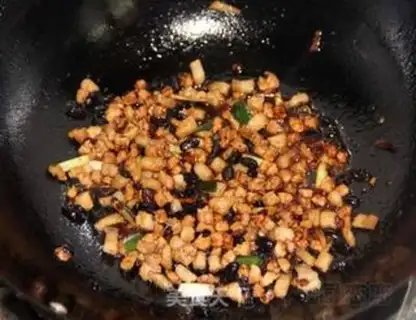 Make Scrambled meat and eggplant step 7