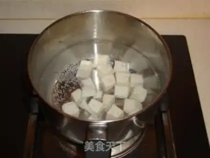 Make Blueberry Mountain step 1