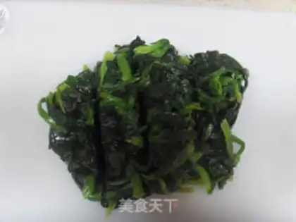 Make Ginger spinach step 2