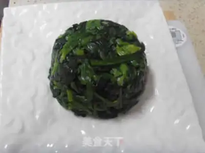 Make Ginger spinach step 4