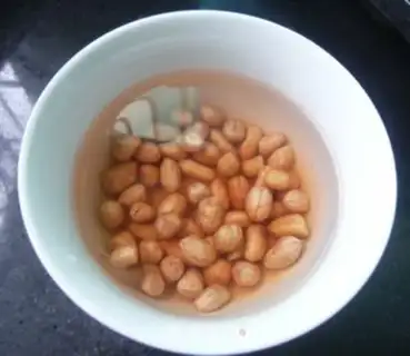 Make Milk peanuts step 1