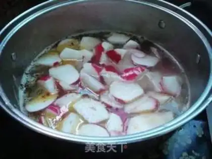 Make Bones cook red radish step 6