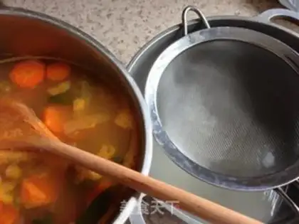 Make French shrimp soup step 8