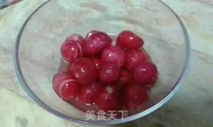 Make A cherries carrot step 5