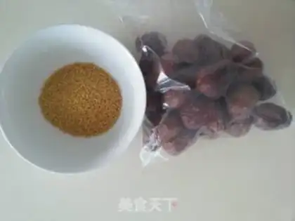 Make Red-tree rice porridge step 0