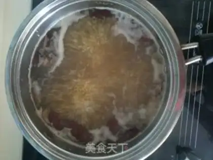 Make Red-tree rice porridge step 4