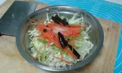Make Cold cabbage step 3