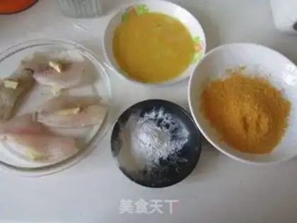 Make Gold gill chops step 1