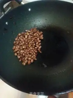 Make Spinach with peanuts step 3