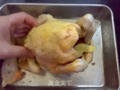 Make The salt hand tore the chicken step 1
