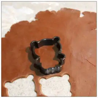 Make Super panda cookies step 5