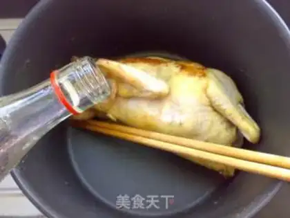 Make The salt hand tore the chicken step 6