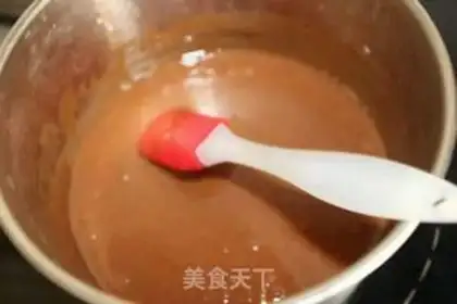 Make Chocolate mousse cake step 3