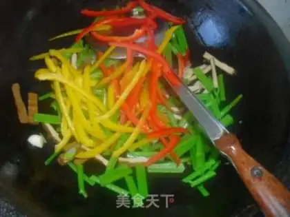 Make Celery fried beans step 7
