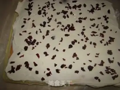 Make The cranberry roll step 18