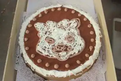 Make Chocolate mousse cake step 16