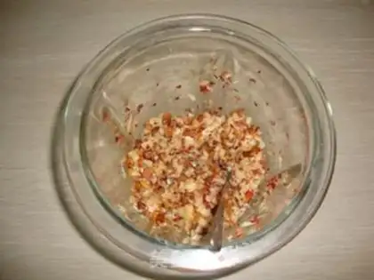 Make Coconut apple peanuts step 1