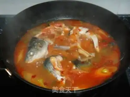 Make Tomato grassfish step 5