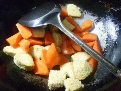 Make Carrot and pheasant chicken step 5
