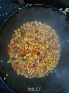 Make Potato and ham burrito step 2