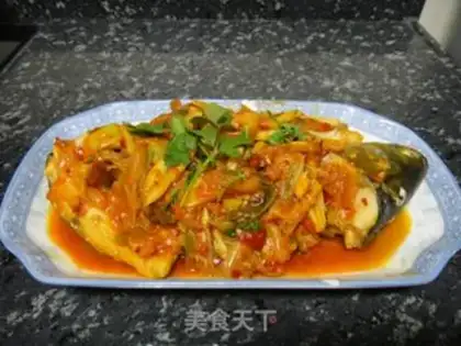 Make Tomato grassfish step 7