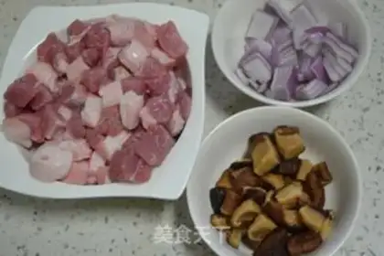 Make Taiwan halogen rice step 2