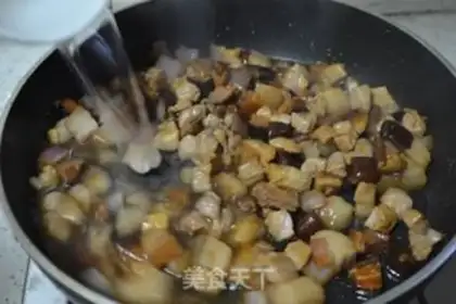 Make Taiwan halogen rice step 11